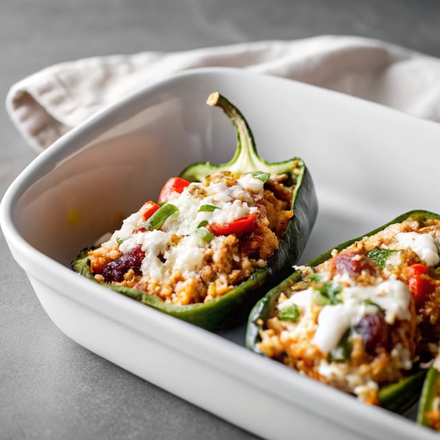 Poblano Stuffed Peppers