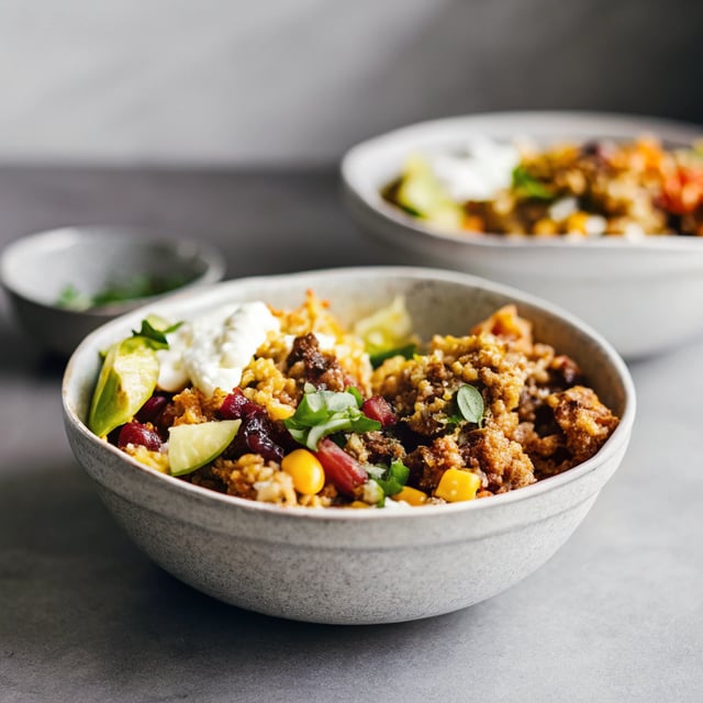 Quinoa Burrito Bowls