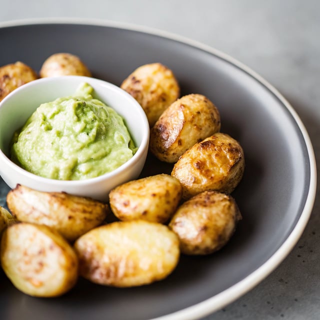 Roasted Potatoes with Avocado Aioli