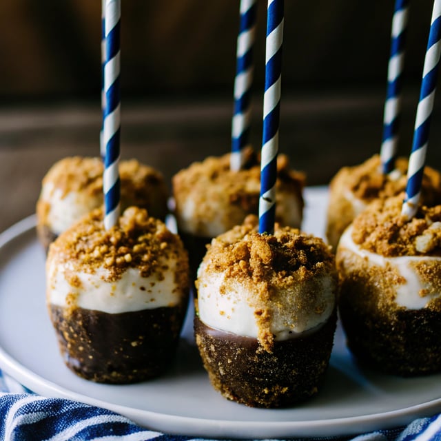 S’more Cheesecake Pops