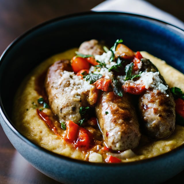 Sausage Ragu Polenta Bowls