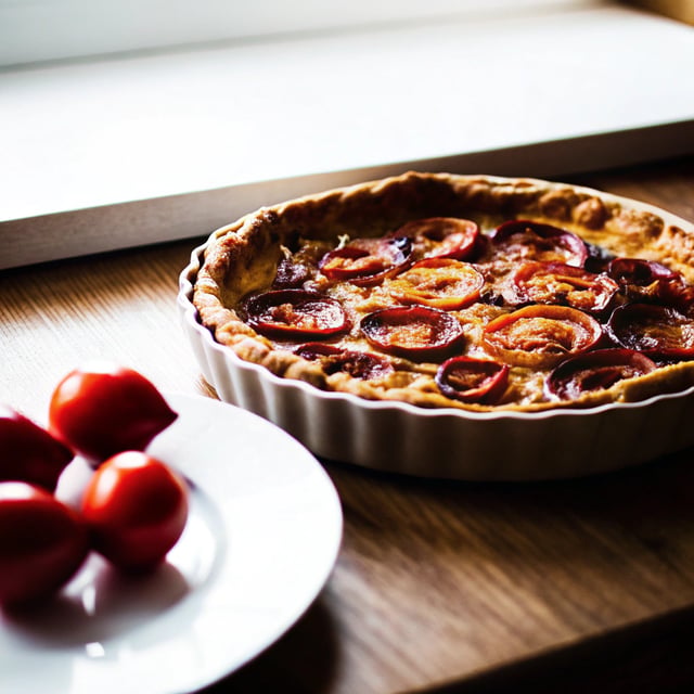 Shallot and Bacon Tart