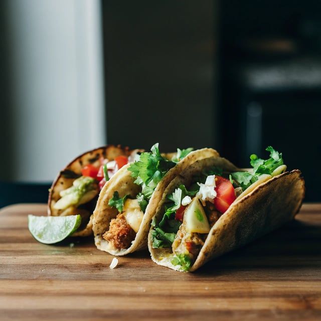 Smashed Avocado Fish Tacos