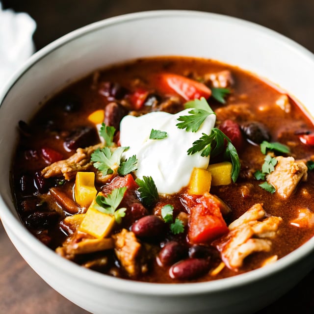 Smoky Chipotle Chicken Chili