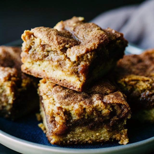 Snickerdoodle Blondie Brownies