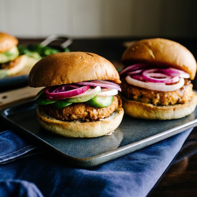 Spiced Salmon Burgers