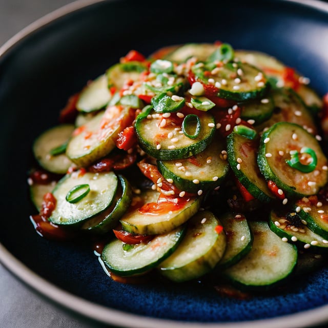Spicy Cucumber Salad (Cucumber Muchim)