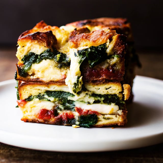 Spinach Artichoke Strata