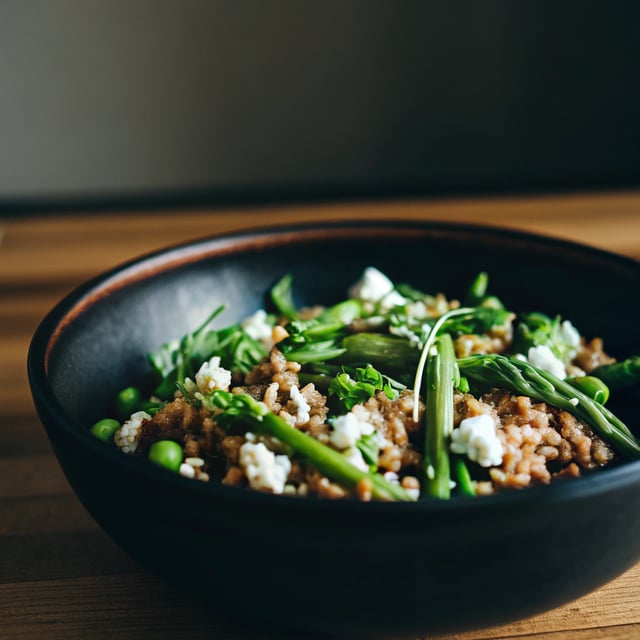 Spring Pea Farro Salad