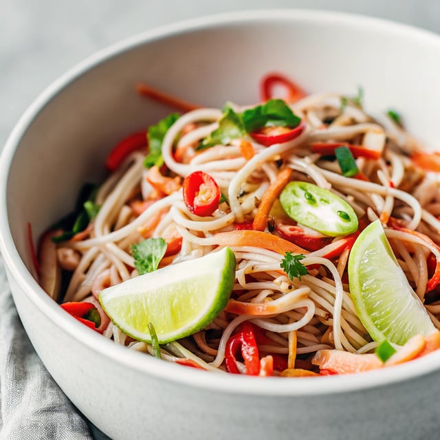 Sriracha Lime Noodle Salad