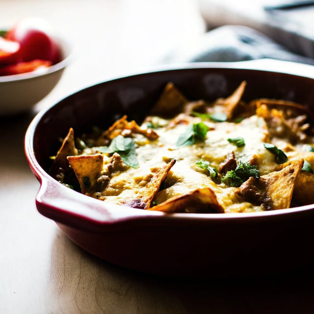 Stovetop Tomatillo Chilaquiles