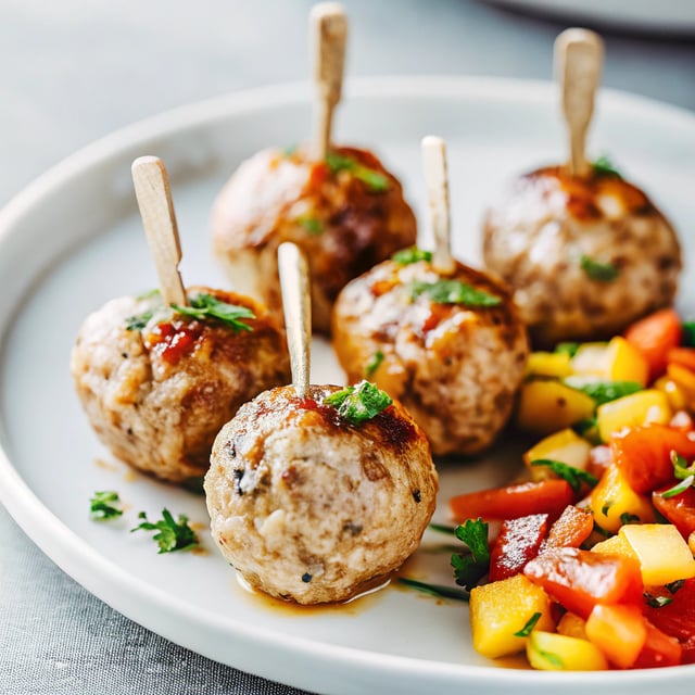 Summertime Turkey Meatballs