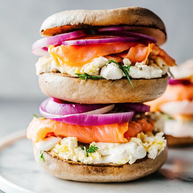 The Ultimate Bagel Breakfast Sandwich
