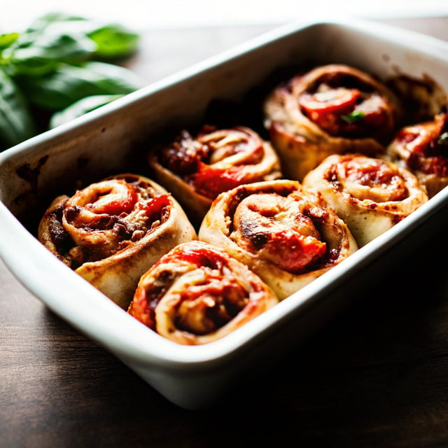Tomato Basil Pizza Rolls