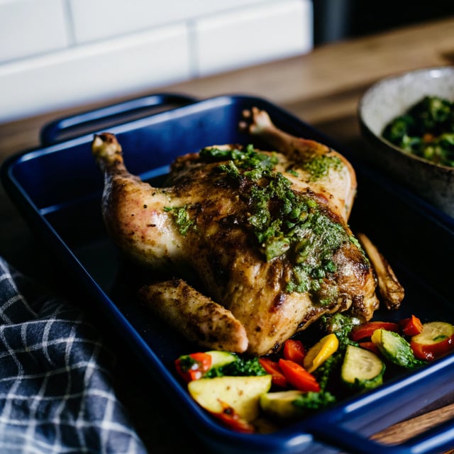 Zuni Roasted Whole Chicken with Chimichurri